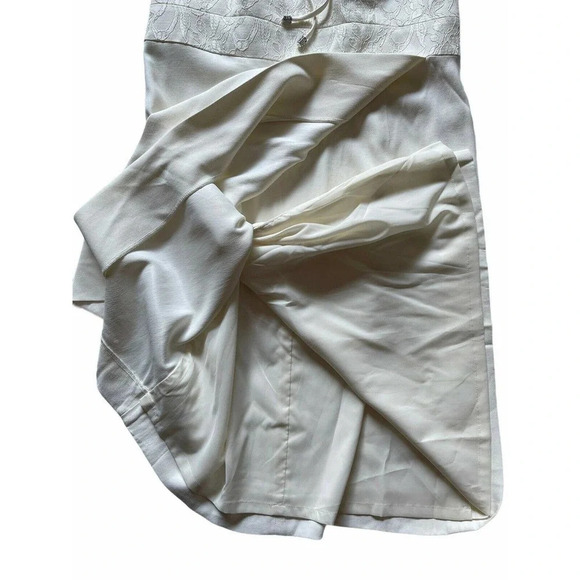 Etcetera White Halter Dress Size 8 NWT - Picture 10 of 11